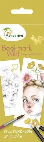 LIBRO DE COLOREAR AVENUE MANDARINE 6X19,7 WILD DORADO 300G 24H