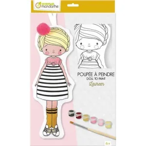 KIT DE MANUALIDADES AVENUE MANDARINE MUÑECA PARA PINTAR LAUREEN (+6AÑOS)