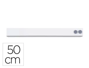 BARRA MAGNETICA MAUL STANDARD LONGITUD 50 CM COLOR BLANCO CON DOS IMANES INCLUIDOS