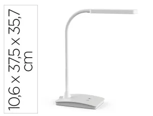 LAMPARA DE ESCRITORIO MAUL LED PEARLY TRES NIVELES INTENSIDAD COLOR BLANCO 106X375X357 MM