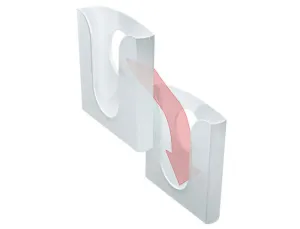 EXPOSITOR MURAL LEITZ DE PARED DIN A4 TRANSPARENTE 255X280X45 MM
