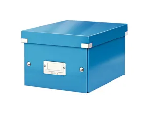 CAJA LEITZ CLICK&STORE PEQUEÑA COLOR AZUL 216X160X282 MM