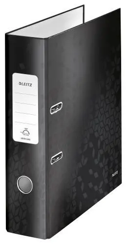 ARCHIVADOR PALANCA LEITZ WOW A4 180º 80MM NEGRO
