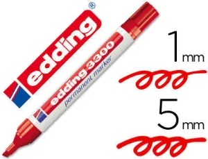 EDDING ROTULADOR EDDING 3300 ROJO 3300-02 MAK119076