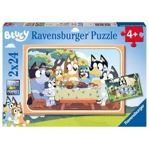 PUZZLE 2 X 24 PIEZAS BLUEY