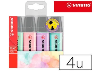 STABILO FLUORESCENTE STABILO BOSS PASTEL/B.4U 70/4-2 MAK118703