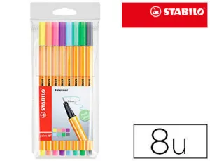 STABILO ROTULADOR STABILO POINT-88 PASTEL 8CO 88/8-01 MAK118621