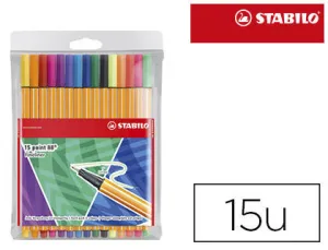 STABILO ROTULADOR STABILO POINT-88 15COLORES 8815-3 MAK118622