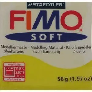 PASTILLA 57GRS FIMO SOFT AMARILLO LIMON