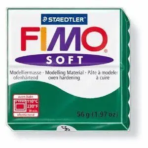 PASTILLA 57GRS FIMO SOFT ESMERALDA