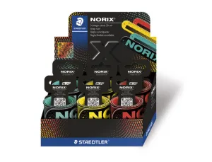 REGLA STAEDTLER NORIX 565 30 FLEXIBLE ENROLLABLE 30 CM EXPOSITOR DE 12 UNIDADES COLORES SURTIDOS