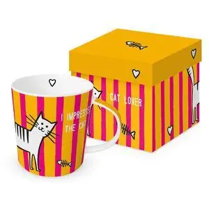 TAZA CAT ORANGE + CAJA REGALO