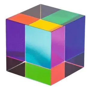 JUEGO CUBO PRISMA MEZCLA COLORES