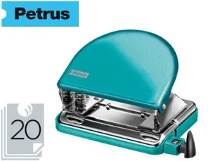 ESSELTE TALADRO PETRUS 52 10H TURQUESA METAL. 626521 MAK040741