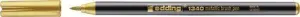 ROTULADOR FIBRA EDDING 1340 BRUSHPEN METALLIC ORO