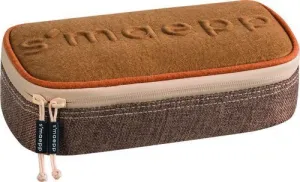 PORTATODO SMAEPP SOFT XL RECTANGULAR LINO Y FIELTRO MARRON