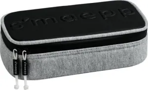 PORTATODO SMAEPP SOFT XL RECTANGULAR POLIESTER GRIS CLARO Y NEGRO
