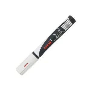 UNIBALL ROTULADOR UNI CHALK 1,8-2,5MM BLANCO PWE5M1400 MAK119236