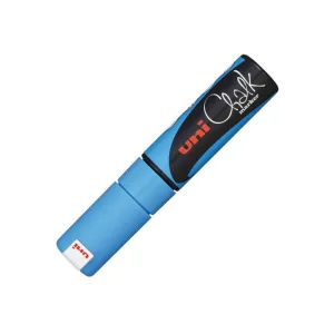 UNIBALL ROTULADOR UNI CHALK 8MM AZUL CLARO PWE8K0320 MAK119237