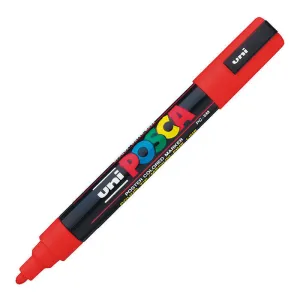POSCA PC-5M ROJO PUNTA 1,8-2,5MM GRUESO