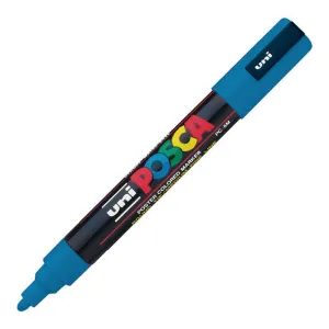 POSCA PC-5M AZUL CLARO 1,8-2,5MM GRUESO