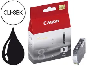 CANON CLI8 NEGRO CARTUCHO DE TINTA ORIGINAL - 0620B001/0620B029/0620B028
