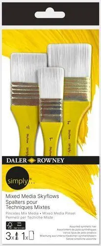 PINCEL DALER ROWNEY SIMPLY MIX MEDIA MEDIA PALETINA 3