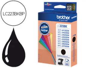 CARTUCHO BROTHER LC223BK NEGRO LC223BKBP MAK166006