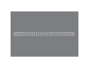ESPIRAL WIRE GBC N 8 12,7 MM PASO 3:1 CAPACIDAD 105 HOJAS BLANCO CAJA DE 100 UNIDADES