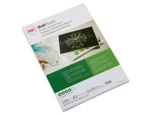 BOLSA DE PLASTIFICAR GBC DIN A3 2X75 MC MATE CAJA DE 100 UNIDADES