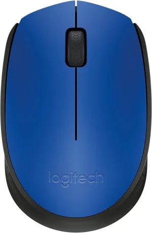 LOGITECH M171 RATON INALAMBRICO 1000DPI - 3 BOTONES - USO AMBIDIESTRO - COLOR AZUL
