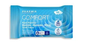 PAPEL HIGIENICO HUMEDO PHARMIA COMFORT PAQUETE DE 60