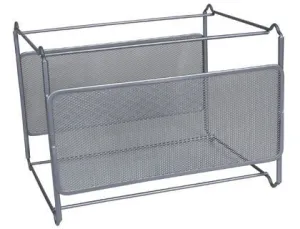 CONNECT SOPORTE METALICO REJILLA CARPETAS COLGANTES DIN A4 COLOR PLATA CS35520 KF00832