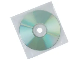 LIDERPAPEL SOBRE PARA CD Q-CONNECT POLIPROPILENO CON SOLAPA -PACK DE 50 UNIDADES 31729