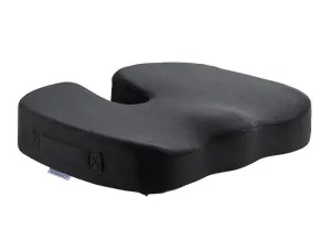 COJIN DE ASIENTO Q-CONNECT DE ESPUMA VISCOELASTICA COLOR NEGRO 460X370X75 MM