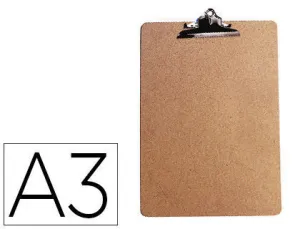 ARTIST CARPETA PINZA MADERA TABLEX A3 CLIPBORAD 32X47CMX3MM 3265890 CS300021