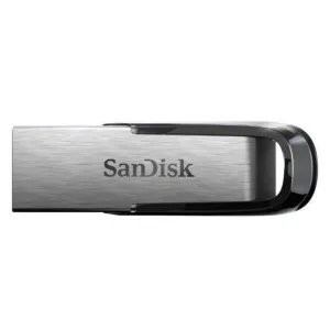 SANDISK ULTRA FLAIR MEMORIA USB 3.0 128GB - SIN TAPA - COLOR ACERO/NEGRO (PENDRIVE)