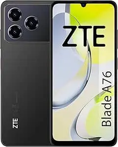 ZTE BLADE A76 SMARTPHONE PANTALLA 6,75 - 4+8 GB RAM - 128 GB - 90 HZ - CAMARA 50 MP -  BATERIA 5000 MAH - COLOR NEGRO