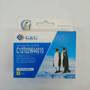 G&G EPSON 502XL AMARILLO CARTUCHO DE TINTA GENERICO - REEMPLAZA C13T02W44010/C13T02V44010