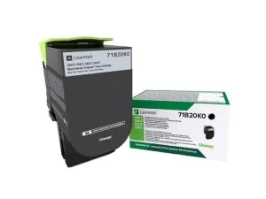 LEXMARK CS317/CS417/CS517/CX317/CX417/CX517 NEGRO CARTUCHO DE TONER ORIGINAL - 71B20K0/71B0010