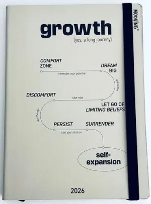 AGENDA ANUAL (2026) MOOVING GROWTH COSIDA TAPA EXTRA CON GOMA 150X210 D/P