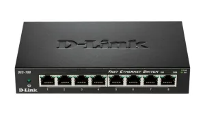 D-LINK SWITCH 8 PUERTOS FAST ETHERNET 10/100 MBPS