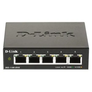D-LINK SWITCH SMART 5 PUERTOS GIGABIT 10/100/1000 MBPS