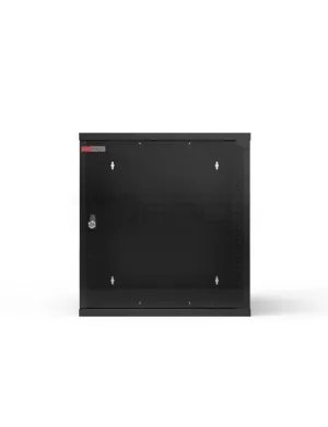 WP RWA-06606-B ARMARIO MURAL 6U - PUERTA DE CRISTAL - CERRADURA DE SEGURIDAD - 540X600X310MM - COLOR NEGRO