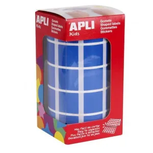 APLI GOMETS EN ROLLOS CUADRADO AZUL 020X020 AP04876