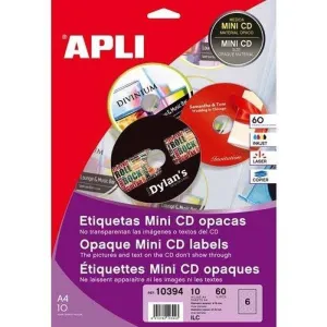 APLI ETIQUETA ADH FOT 10394 CD MINI 10394 MAK035123
