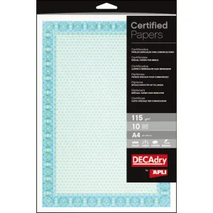 APLI PAPEL APLI A4 CERTIFICAD AZL 115G 10H 11970 MAK002090