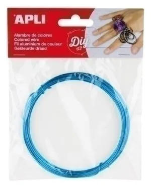 APLI ALAMBRE COLOR AZUL 1.5MMX5MT AP14098