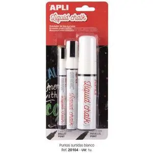 BLISTER 3 ROTULADORES LIQUID CHALK PUNTAS SURTIDAS