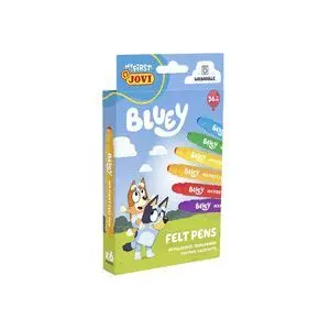 ROTULADOR JOVI MY FIRST BLUEY 6 COLORES SURTIDOS